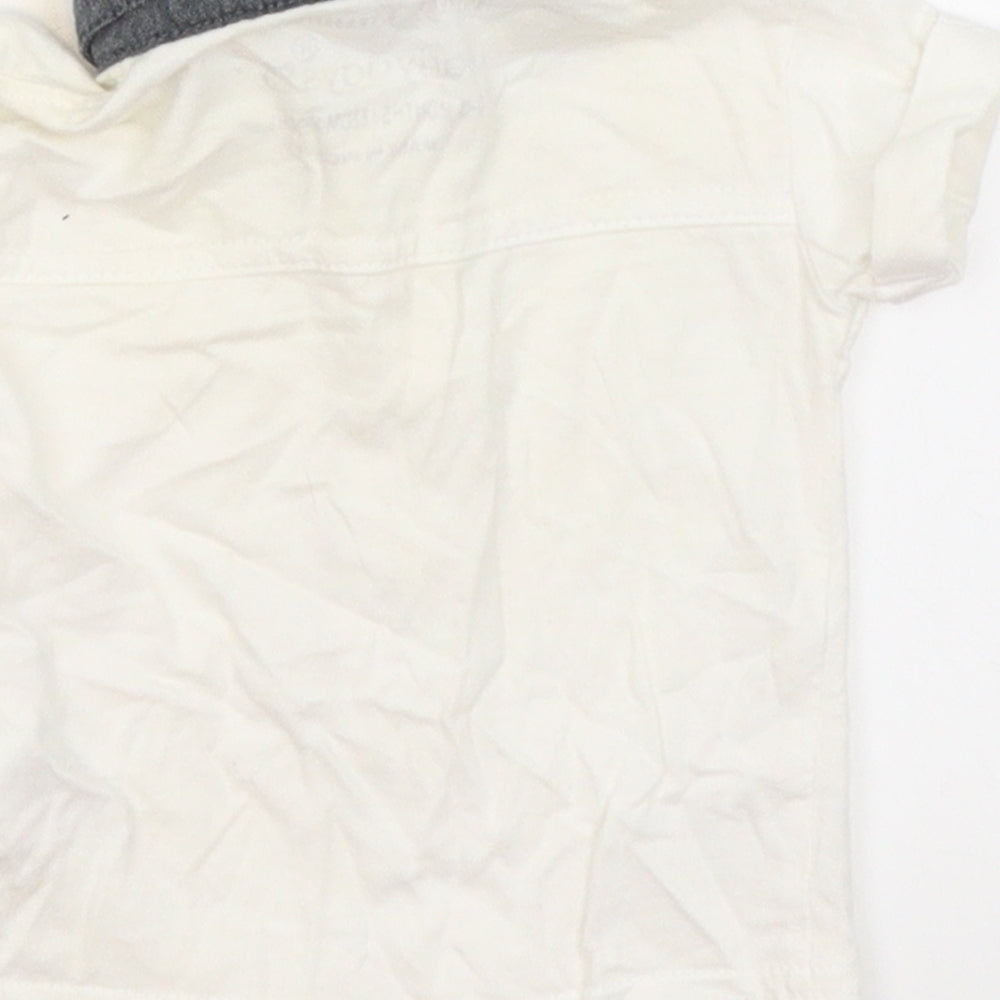 Early Days Baby White Basic T-Shirt Size 0-3 Months