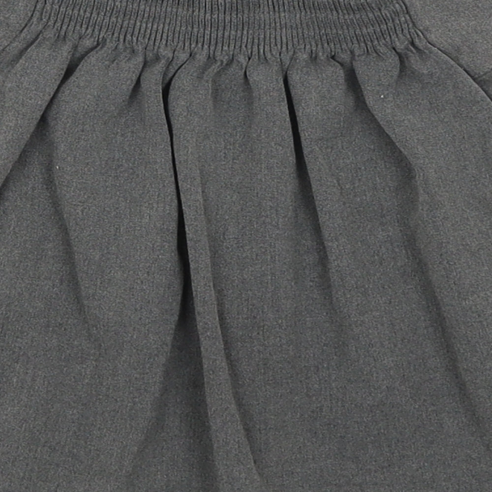 Preworn Girls Grey Flare Skirt Size 3-4 Years