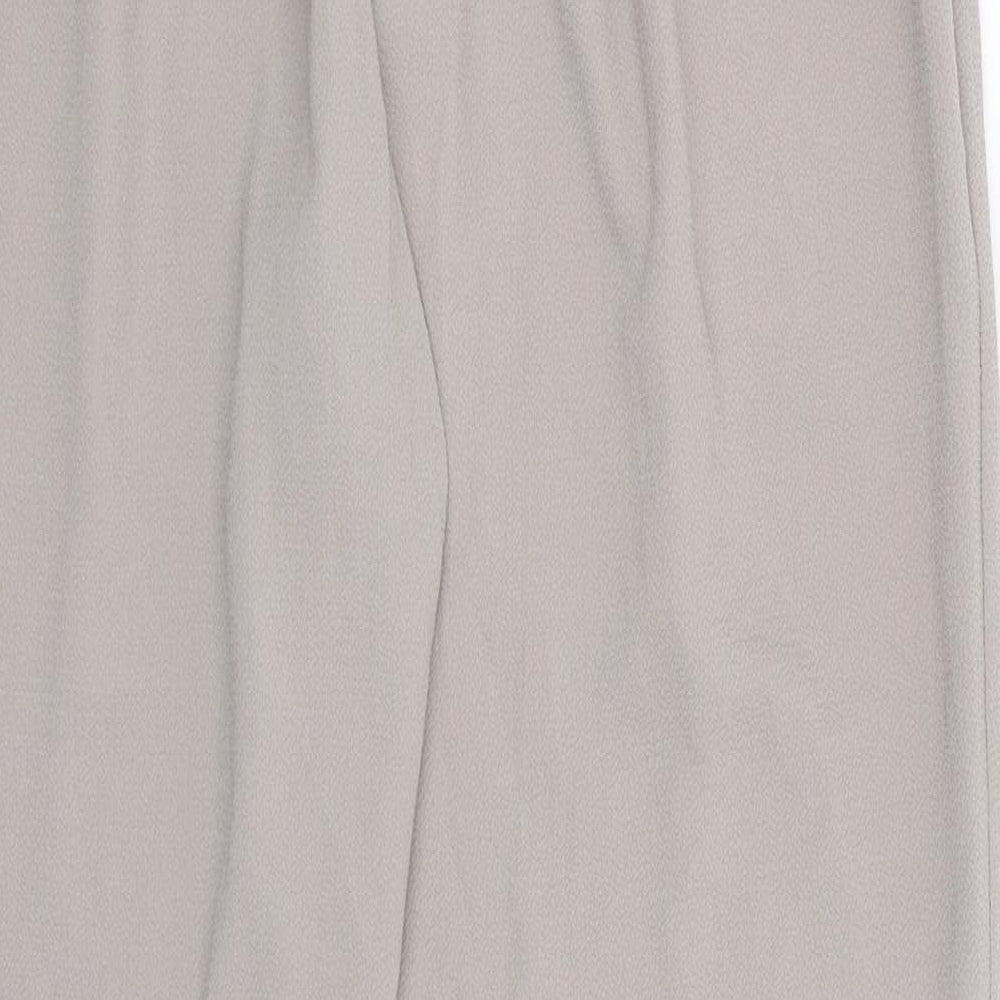 M&Co Womens Grey Trousers Size 12 L29 in