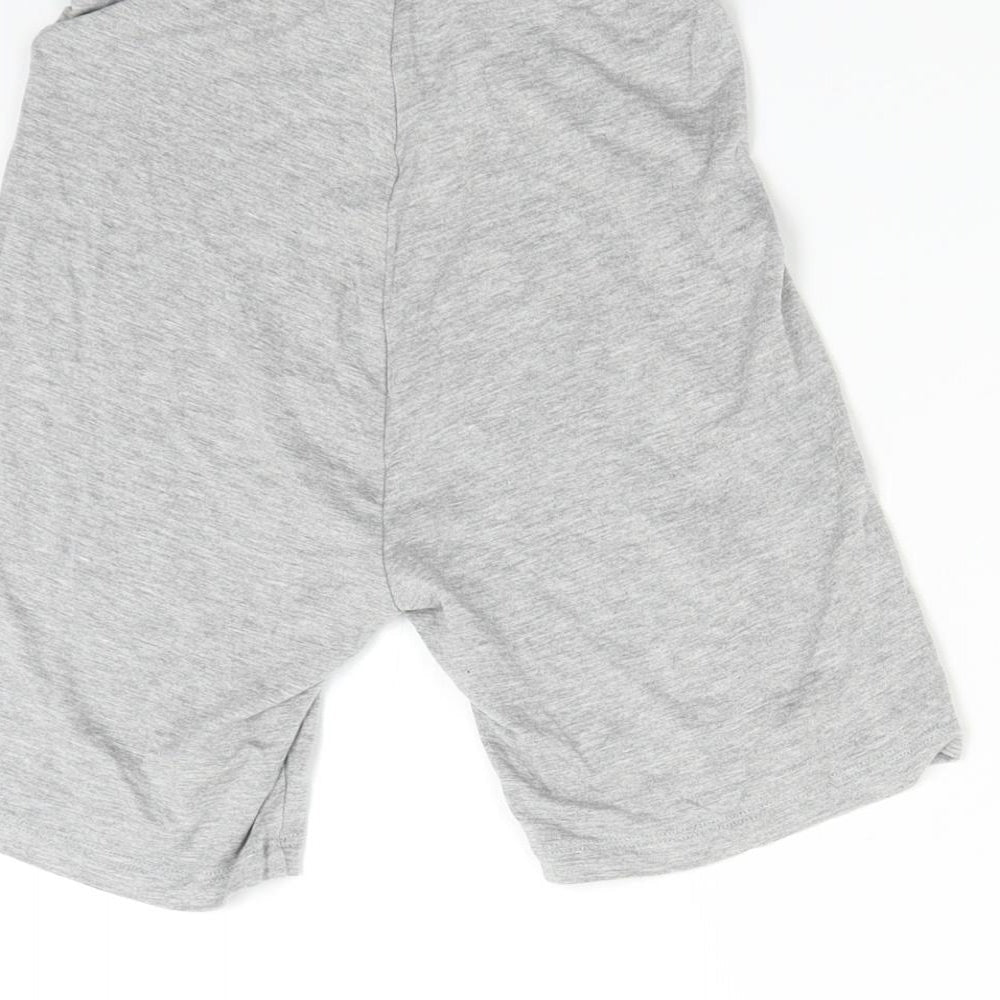 Missguided Womens Grey Sweat Shorts Size 4