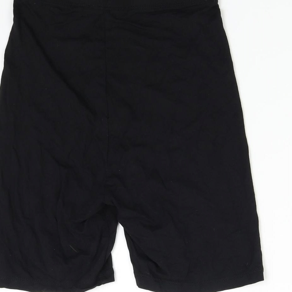 Missguided Womens Black Bermuda Shorts Size 4