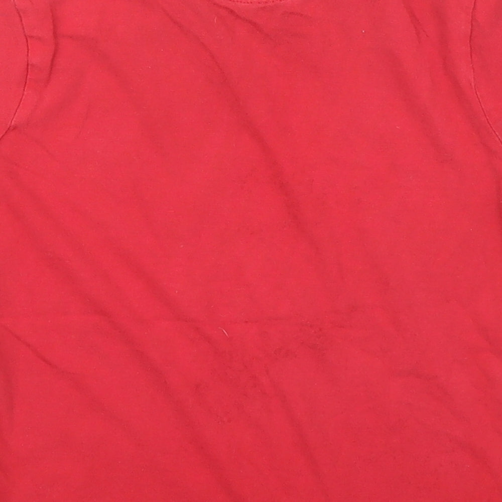 Primark Boys Red Basic T-Shirt Size 5 Years