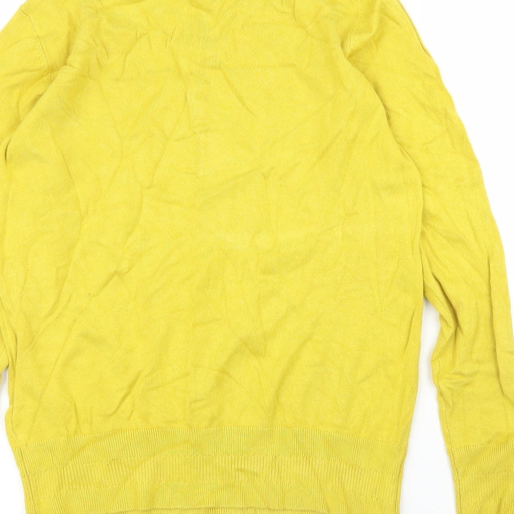 Dorothy Perkins Womens Yellow Pullover Jumper Size 12