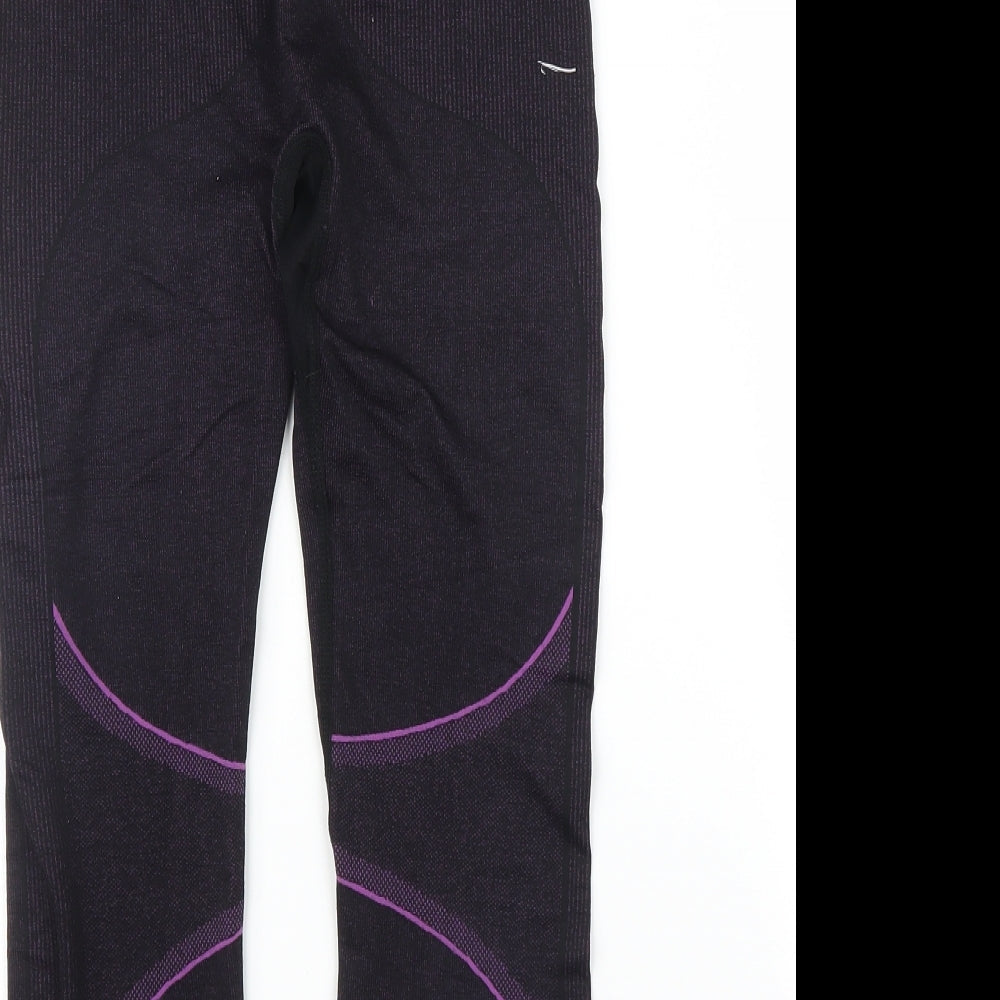 Ski Womens Black Compression Shorts Size S