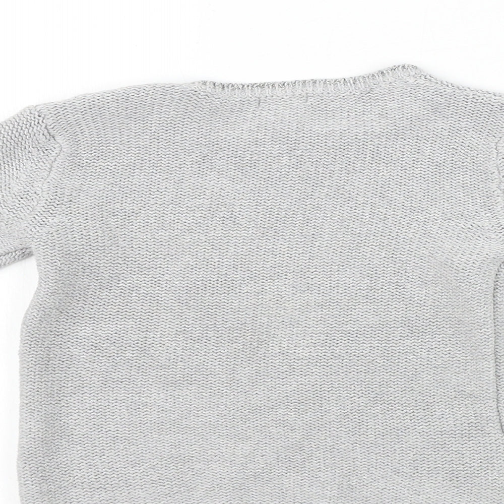 Kiabi Girls Grey Pullover Jumper Size 4 Years