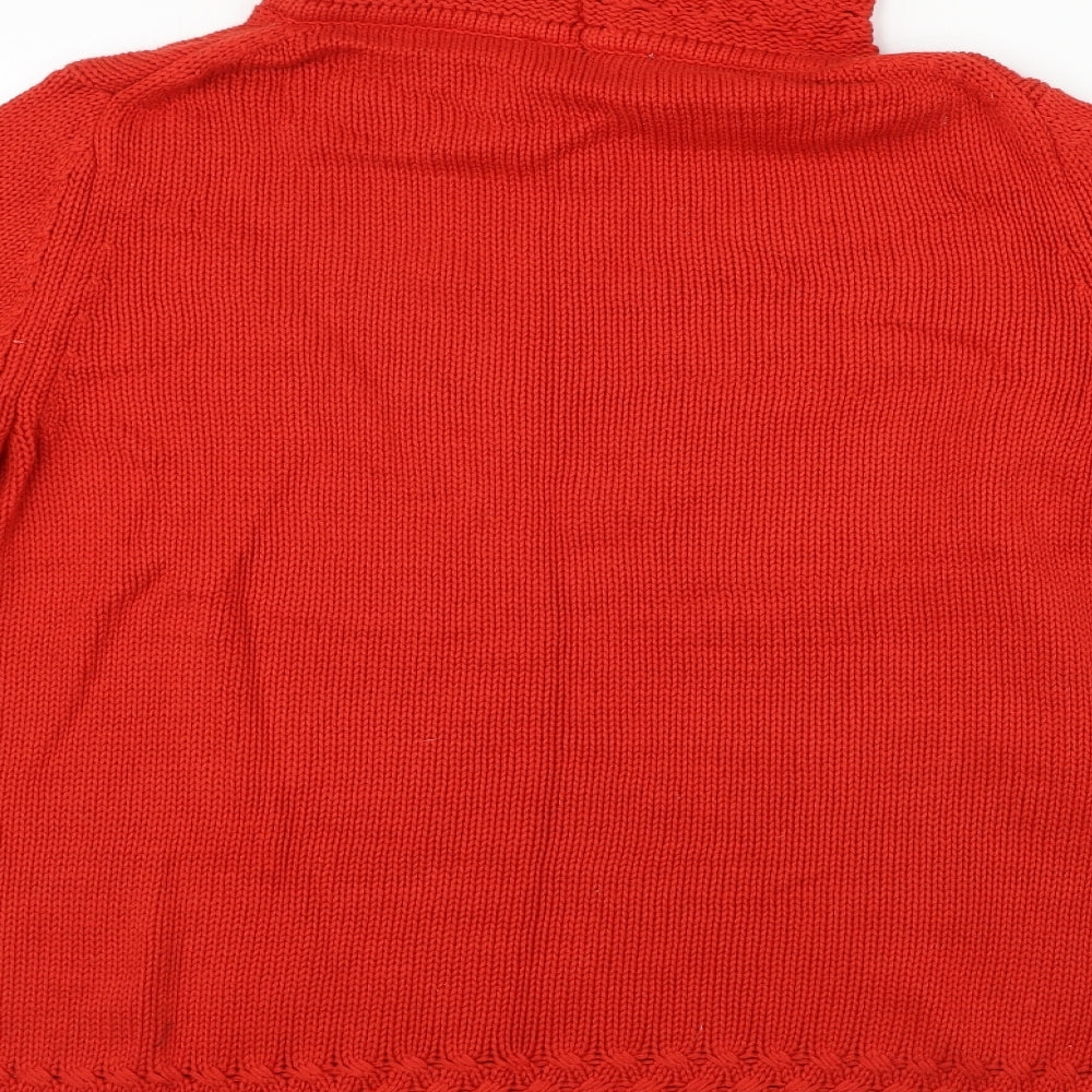 Oscar b Womens Red Pullover Jumper Size L