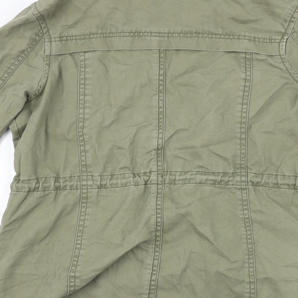 New Look Womens Green Jacket Coat Size 8