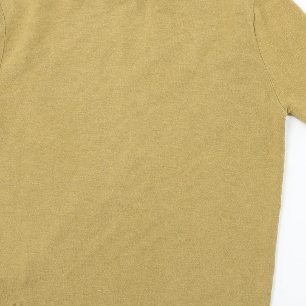 Zara Womens Brown Basic T-Shirt Size S