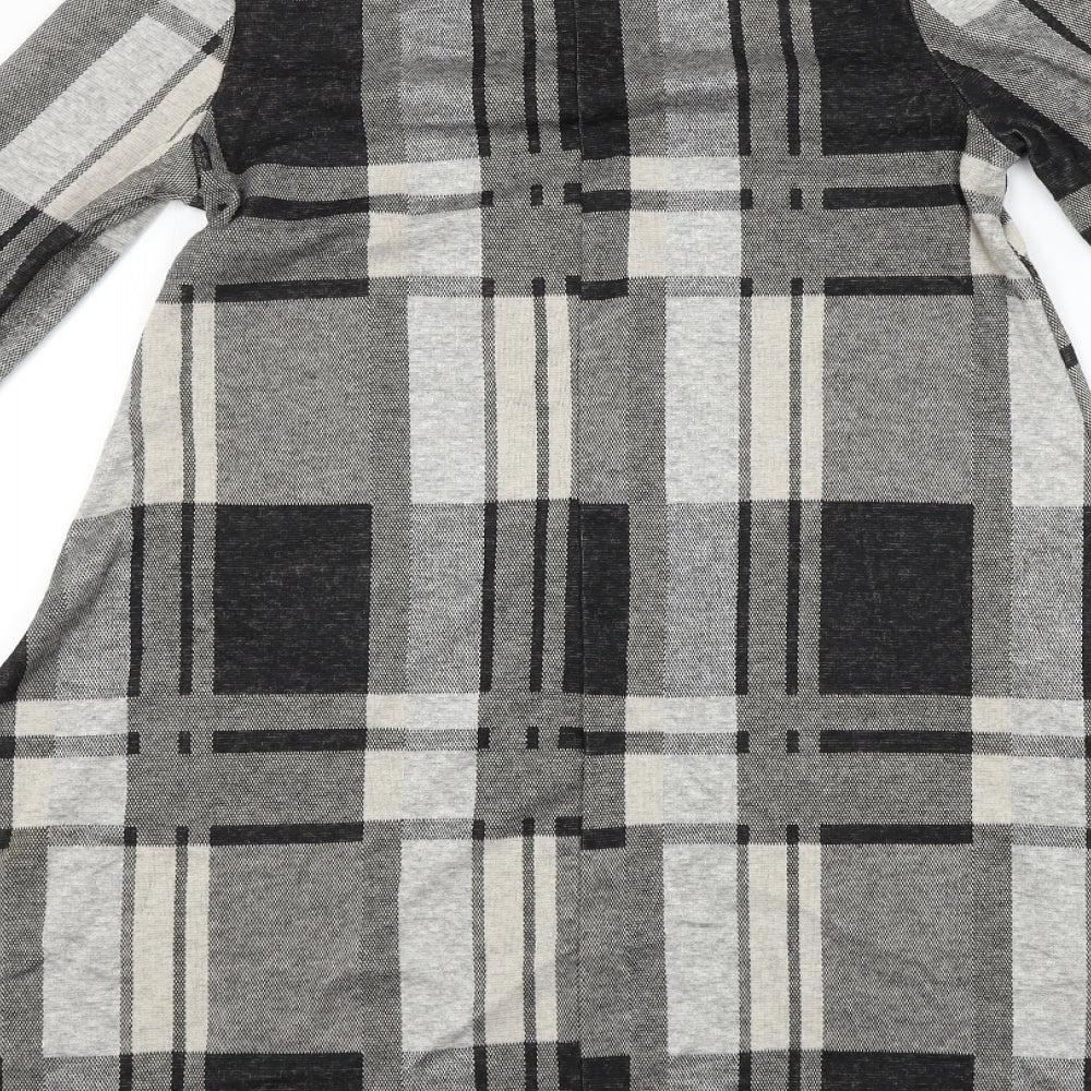 Atmosphere Womens Grey Check A-Line Size 8