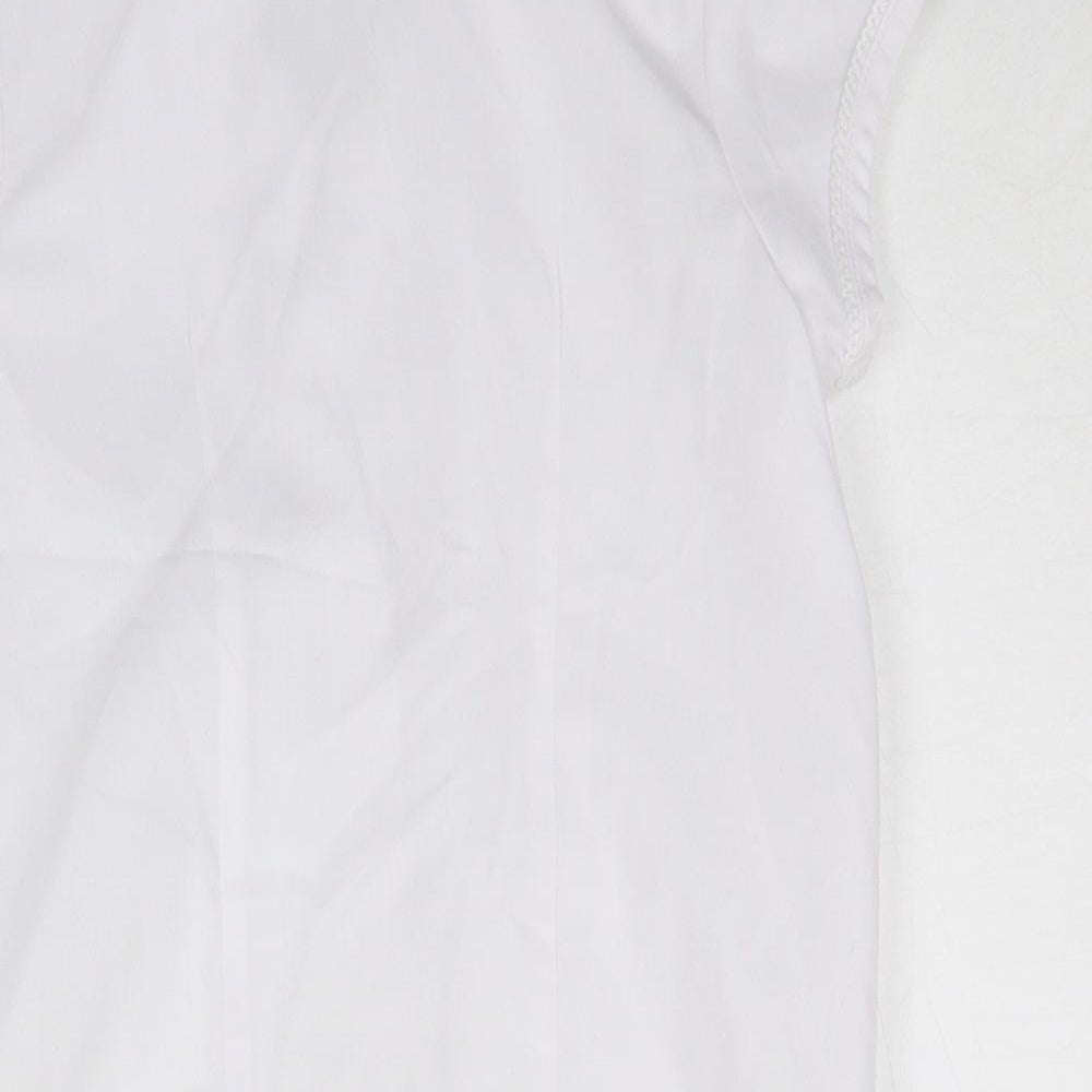 George Girls White Basic Button-Up Size 4-5 Years