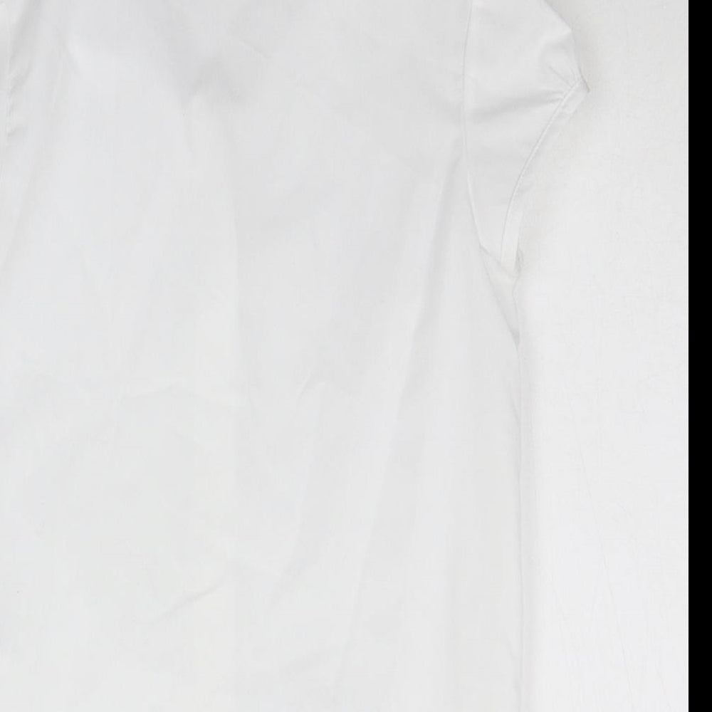 George Girls White Basic Button-Up Size 4-5 Years