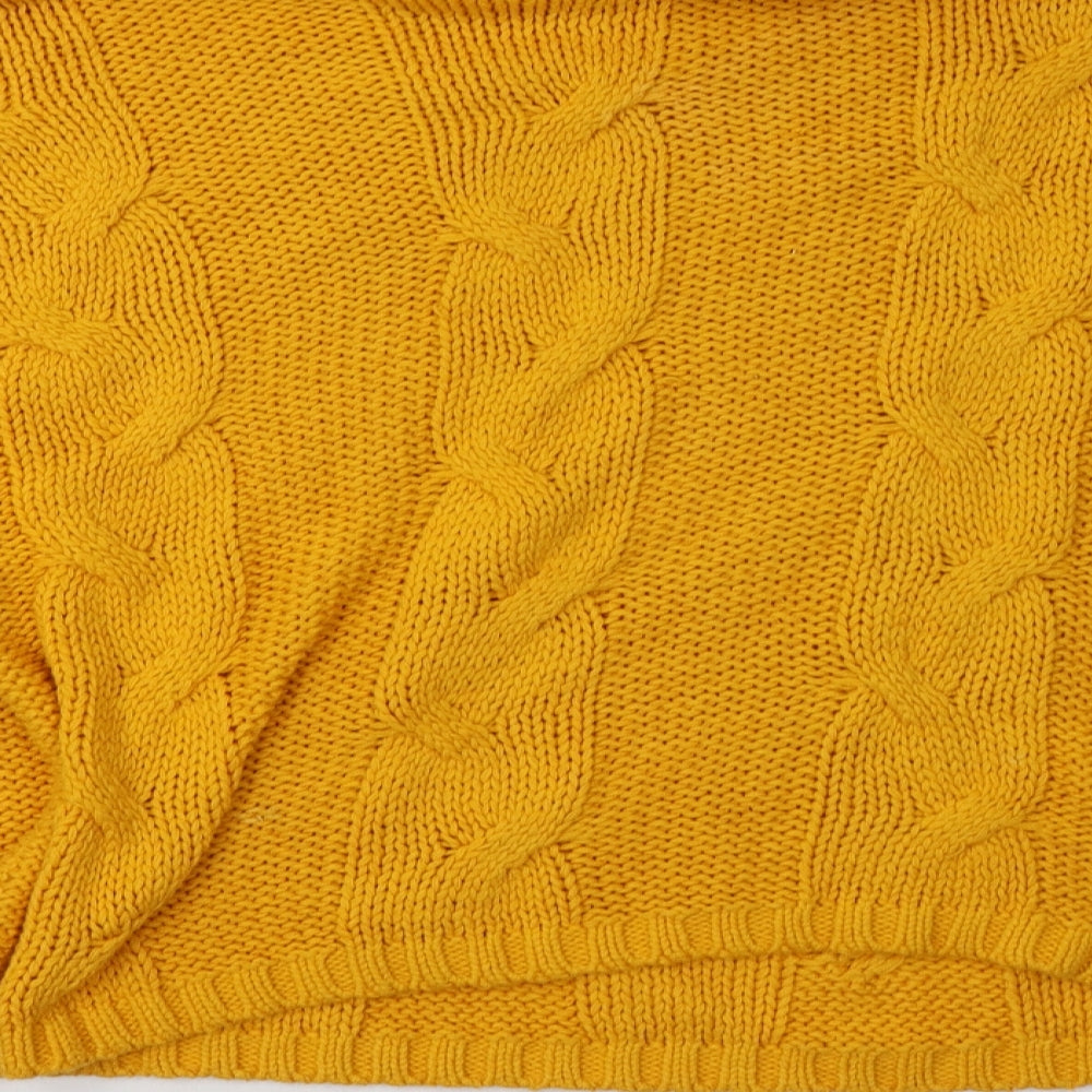 Primark Womens Yellow Pullover Sweatshirt Size L