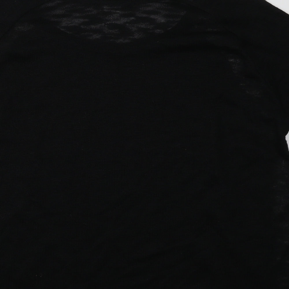 La Redoute Womens Black Pullover Sweatshirt Size 16