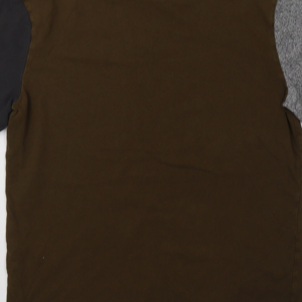 River Island Mens Green T-Shirt Size S