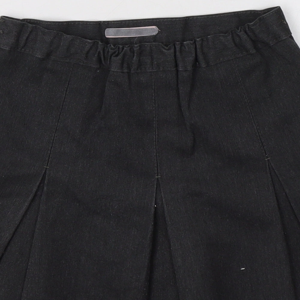 Marks & Spencer Girls Grey A-Line Skirt Size 4 Years - School Wear