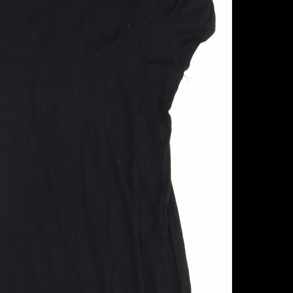 Dorothy Perkins Womens Black Basic Blouse Size 6