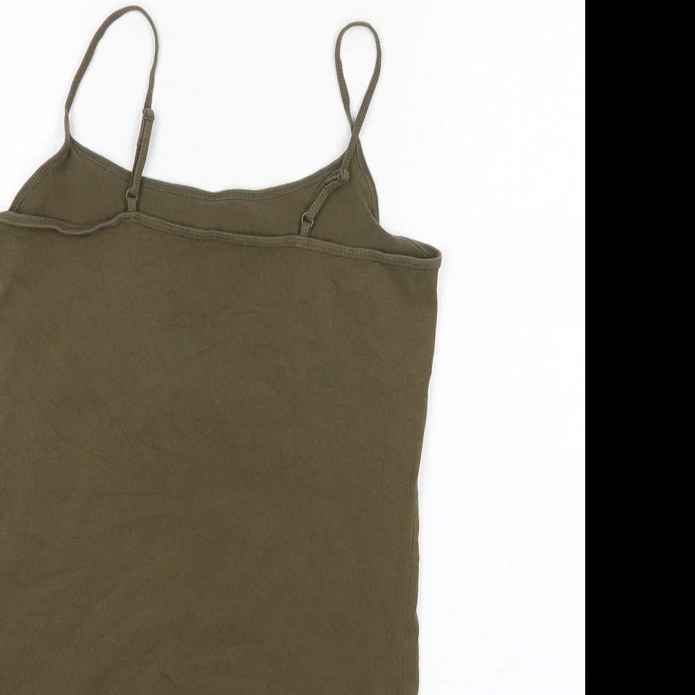 Dunnes Womens Green Vest Jumper Size L