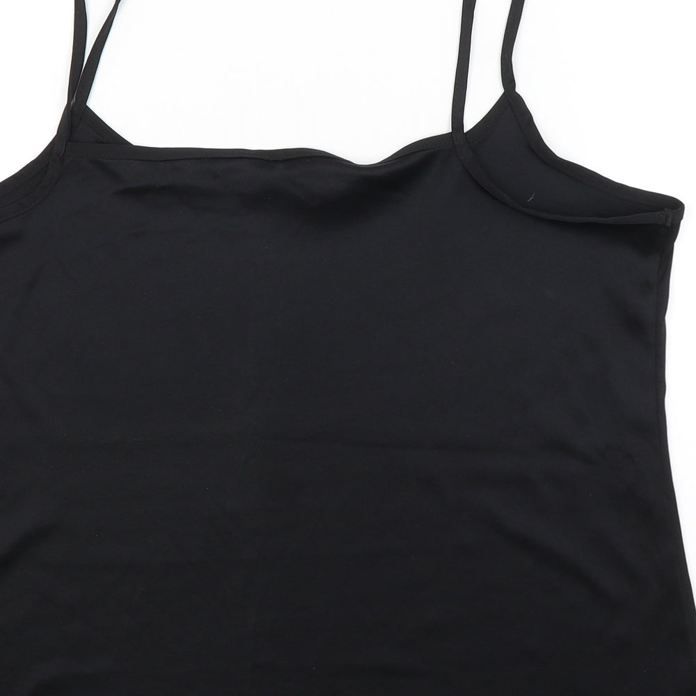 BM Womens Black Basic Tank Size 20