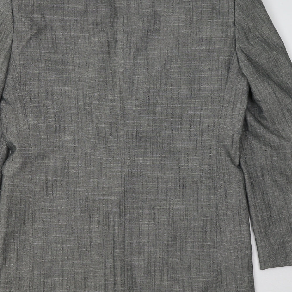 Jive Womens Grey Jacket Blazer Size M
