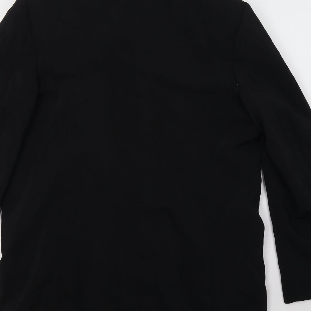 Field & Stream Womens Black Overcoat Blazer Size M