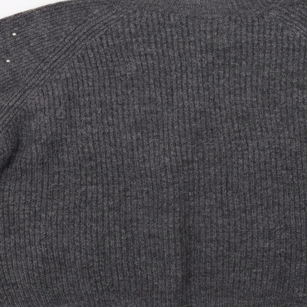 M&S Womens Grey Pullover Jumper Size M