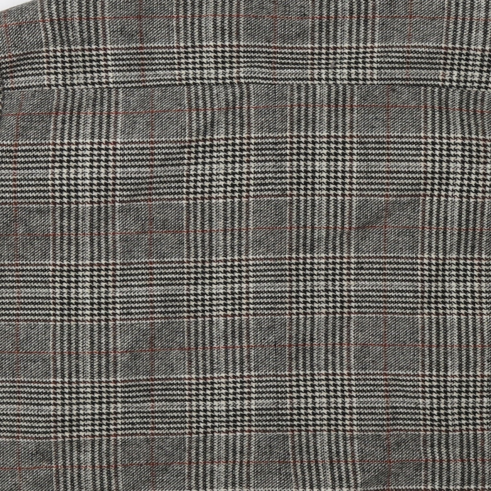 NEXT Womens Grey Check Jacket Blazer Size L