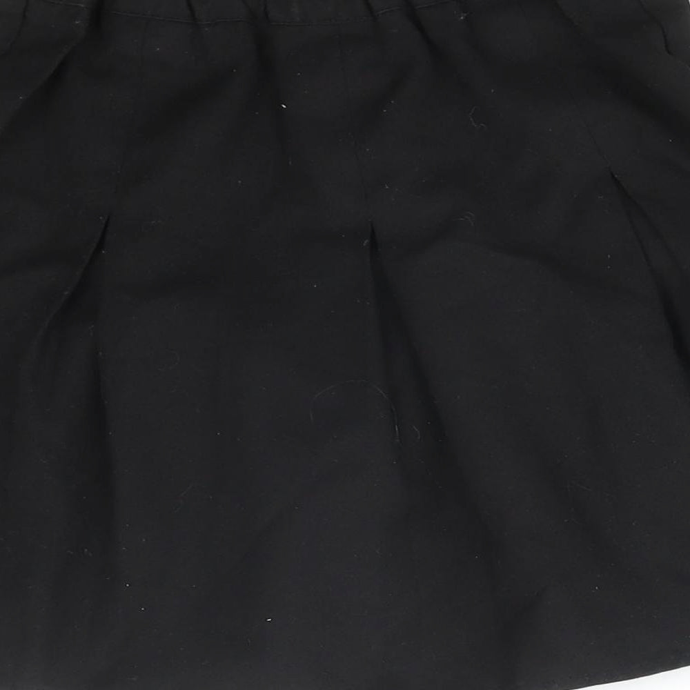 George Girls Black Pleated Skirt Size 5-6 Years