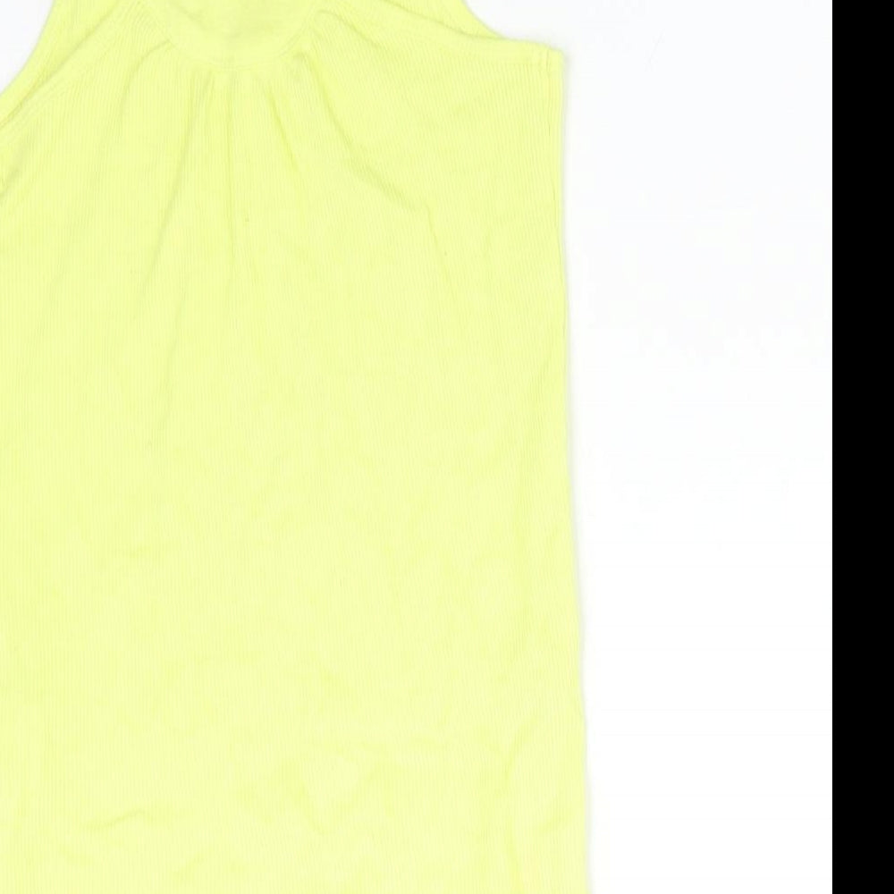 GIRLS COLLECTION Girls Yellow Basic Tank Size 6-7 Years