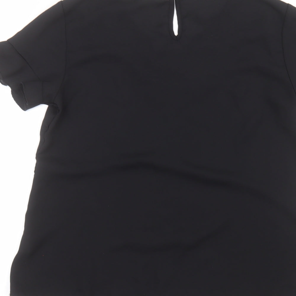 Contemplay Womens Black Basic T-Shirt Size M