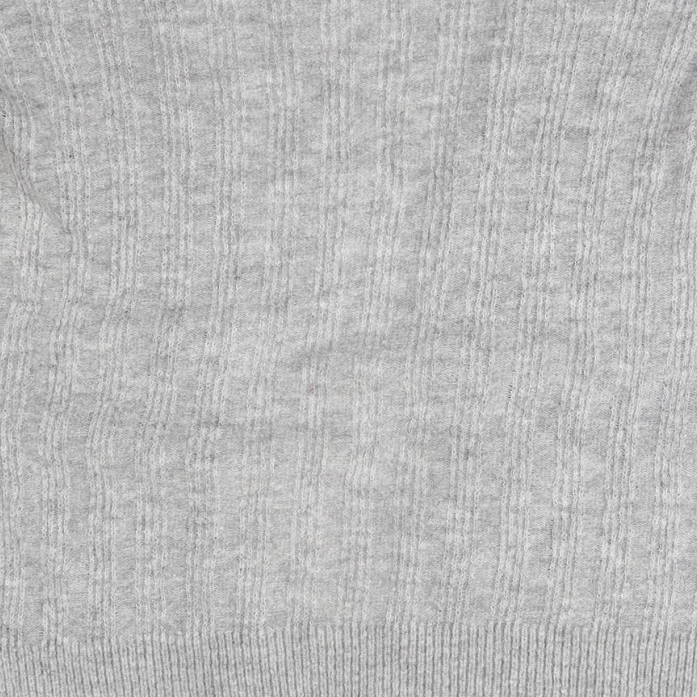 River Island Womens Grey Cardigan Jumper Size 10