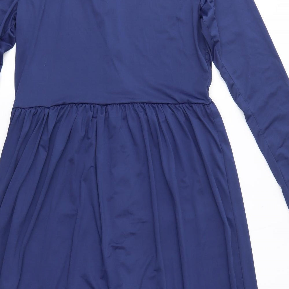 Preworn Womens Blue A-Line Size M