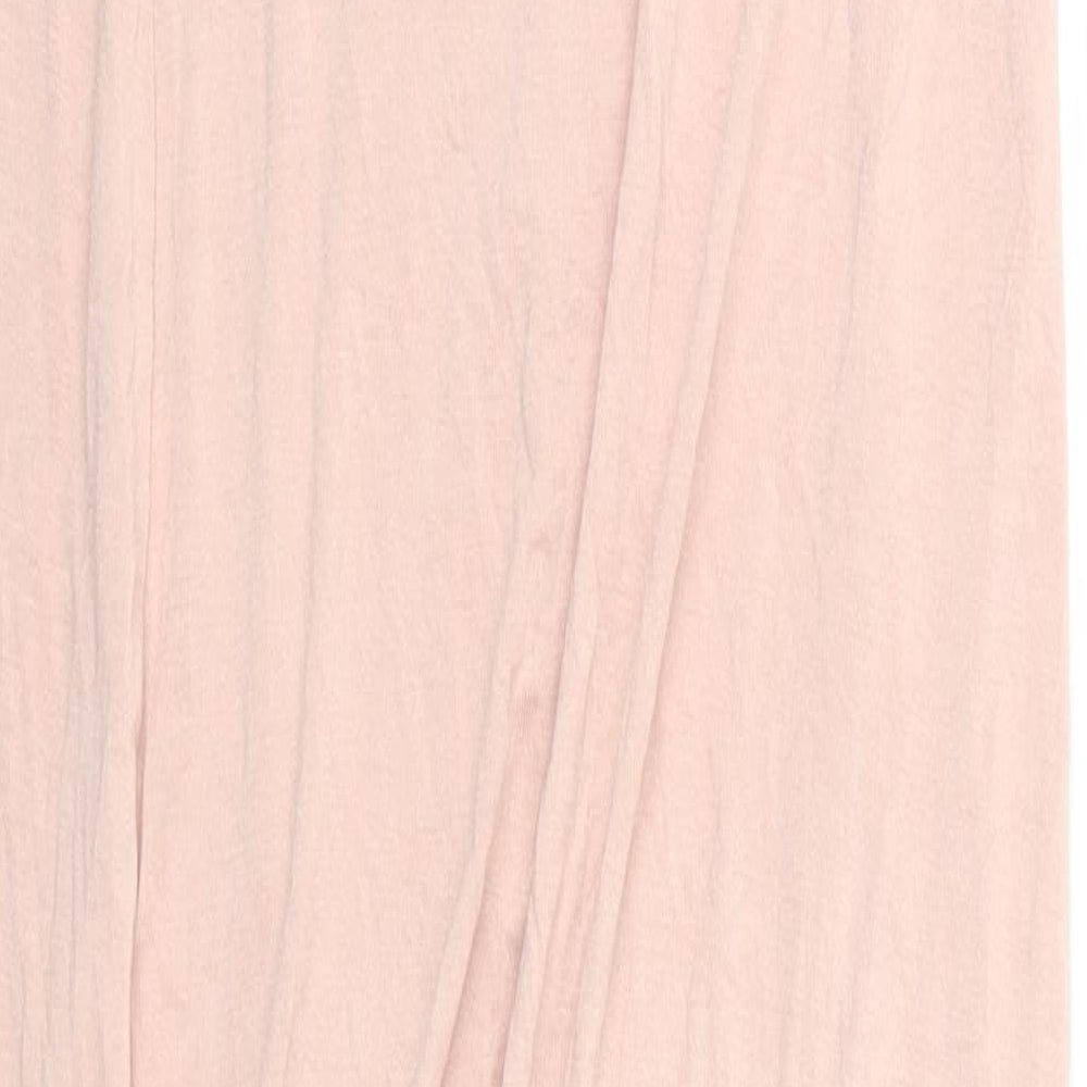 Boohoo Womens Pink Pencil Dress Size 10