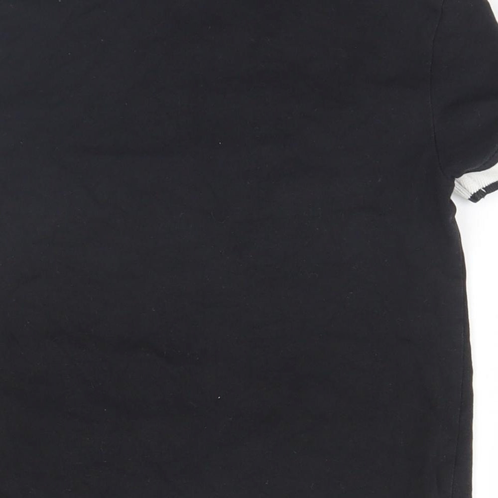 H&M Boys Black Basic T-Shirt Size 9-10 Years