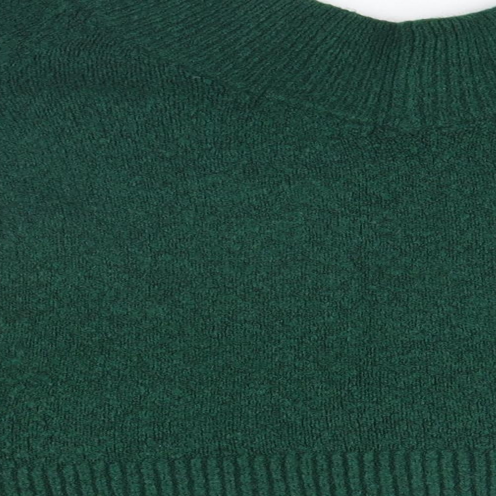 H&M Womens Green Pullover Jumper Size XS