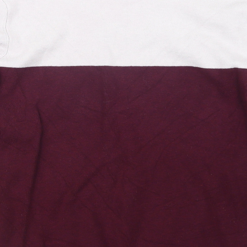 Marks & Spencer Womens Purple Knit Pullover Jumper Size 14