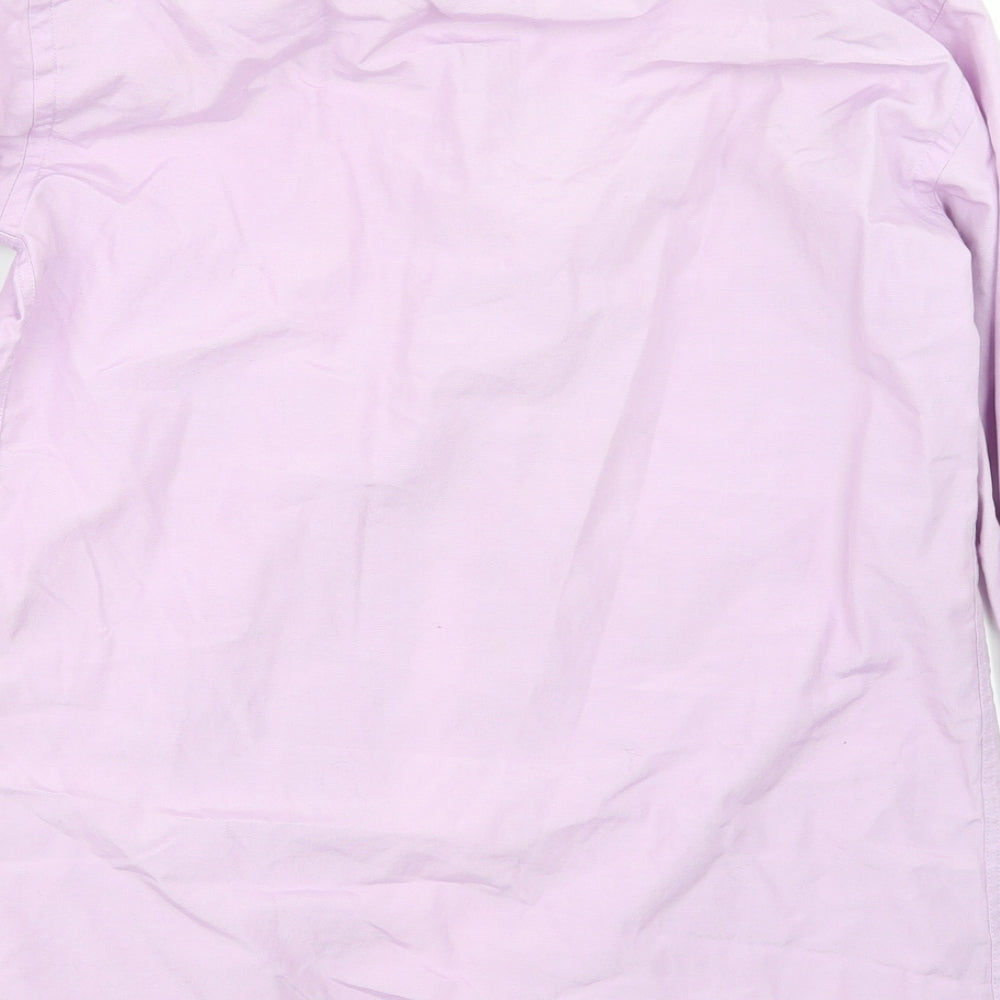 device Boys Purple Basic Button-Up Size 11-12 Years
