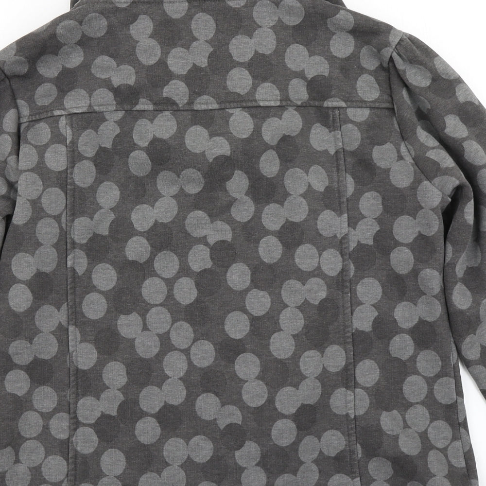 Per Una Womens Grey Polka Dot Jacket Size M