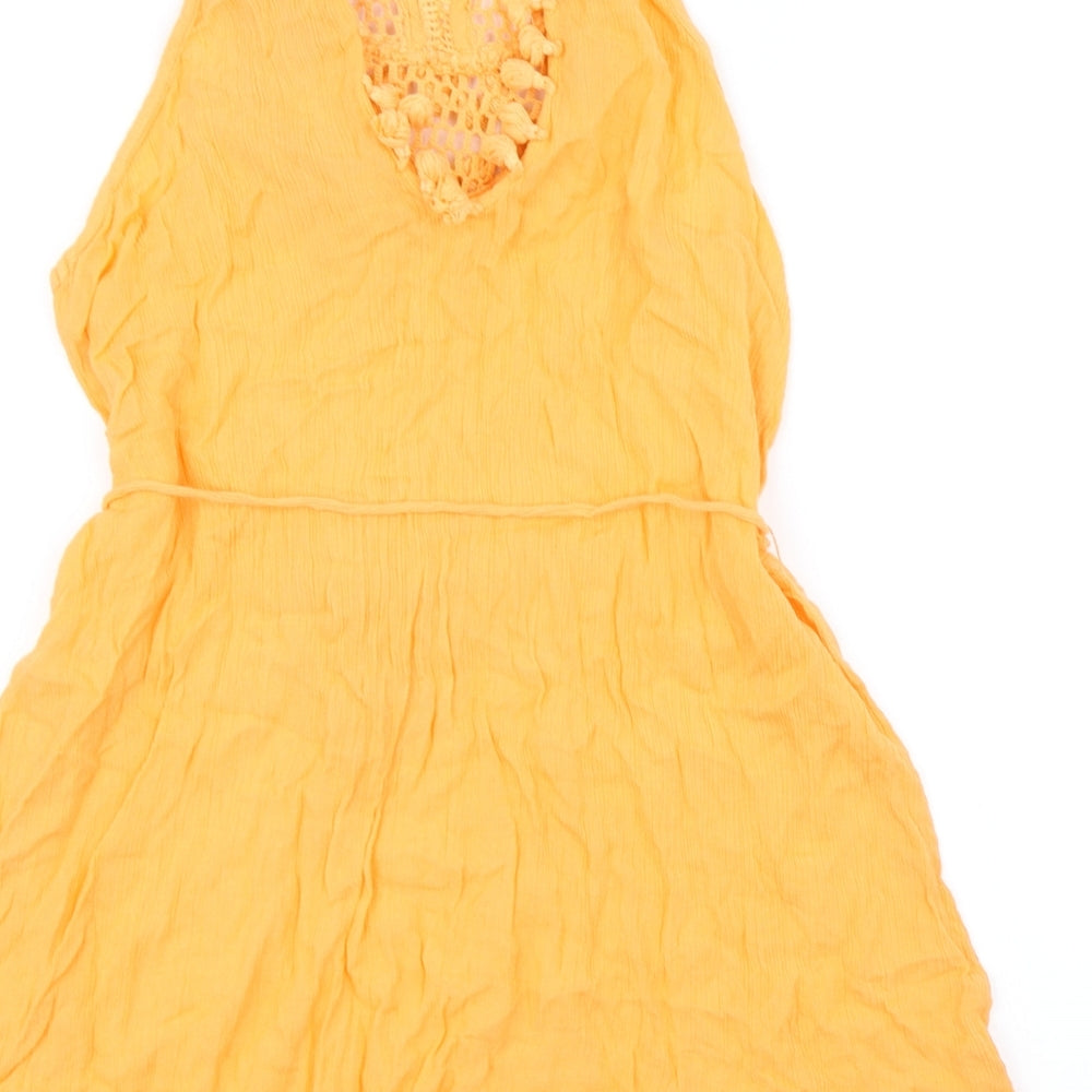 Preworn Womens Orange Kaftan Size M