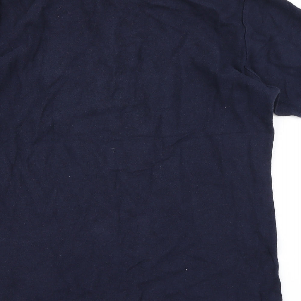 Sport Mens Blue Polo Size S