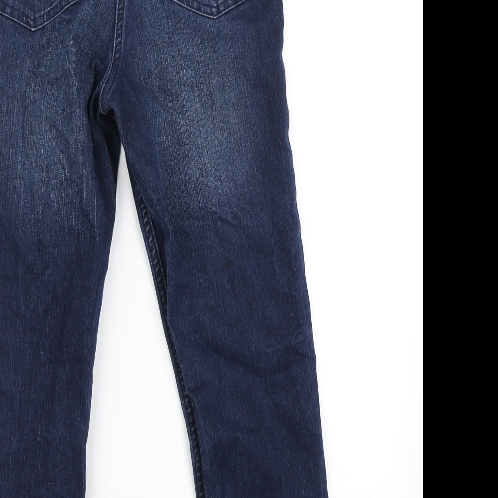 The Collection Womens Blue Denim Cropped Jeans Size 6 L20 in