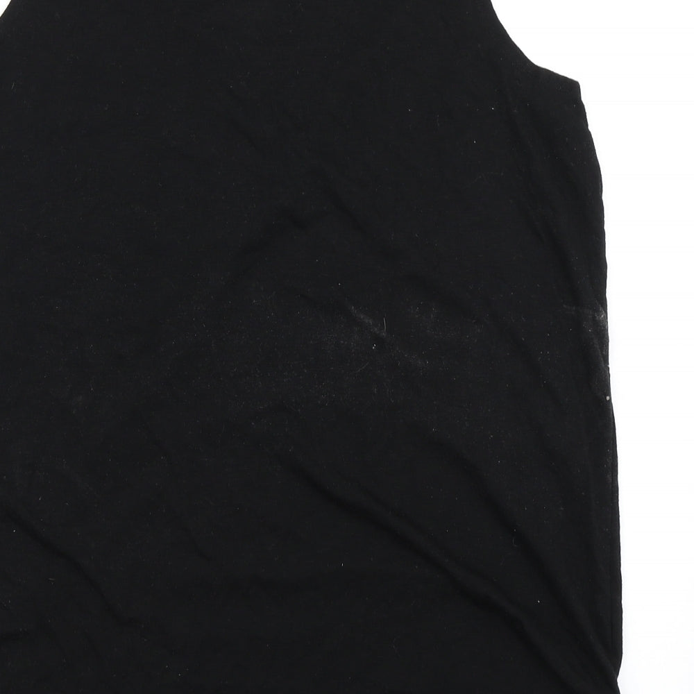 Papaya Womens Black Basic Tank Size L
