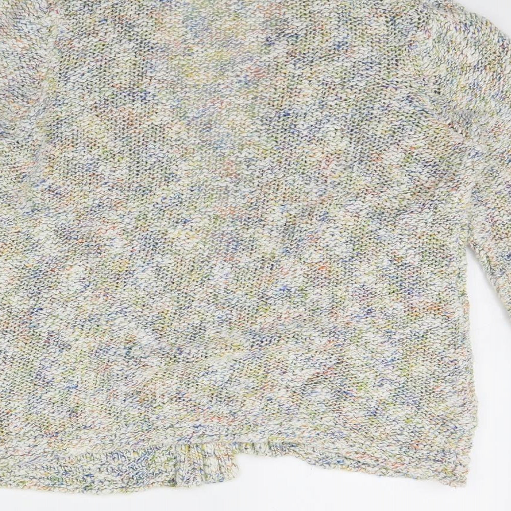 m&s Womens Multicoloured Herringbone Jacket Size 16