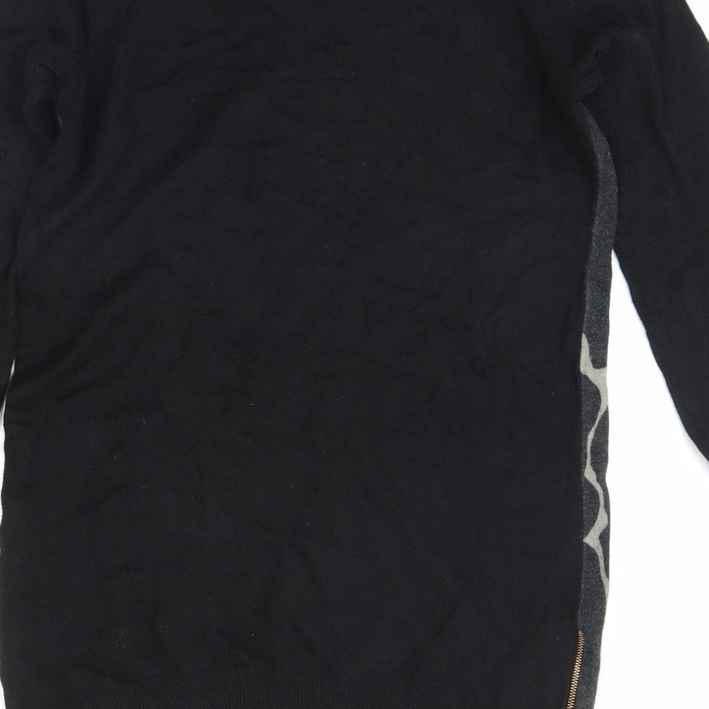 Marks & Spencer Womens Black Pullover Jumper Size 12