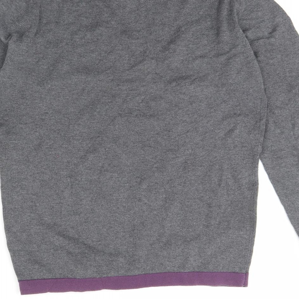Climb high Mens Grey Pullover Jumper Size M