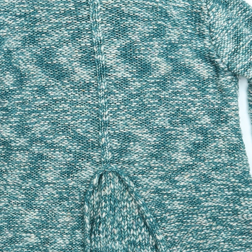 FOREVER 21 Womens Green Knit Pullover Jumper Size L