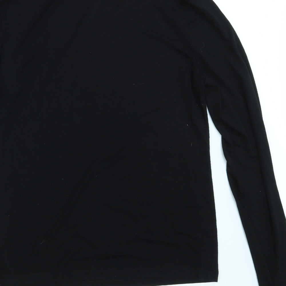 Asos Womens Black Pullover Sweatshirt Size 14