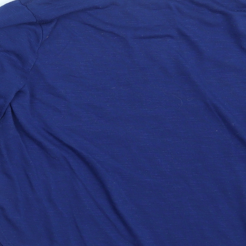 Kohl's Girls Blue Rayon Pullover Sweatshirt Size M - Seasonal Christmas Festive Holiday