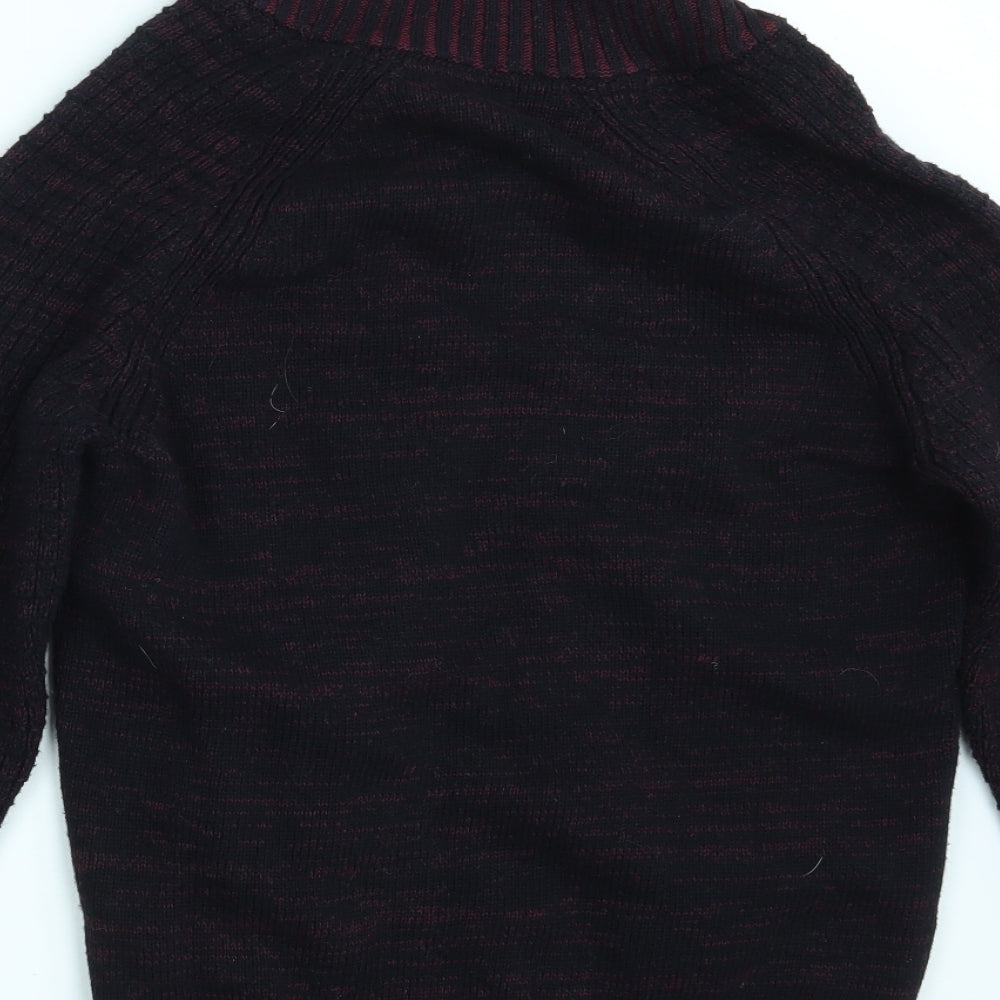 H&M Womens Black Knit Pullover Jumper Size M