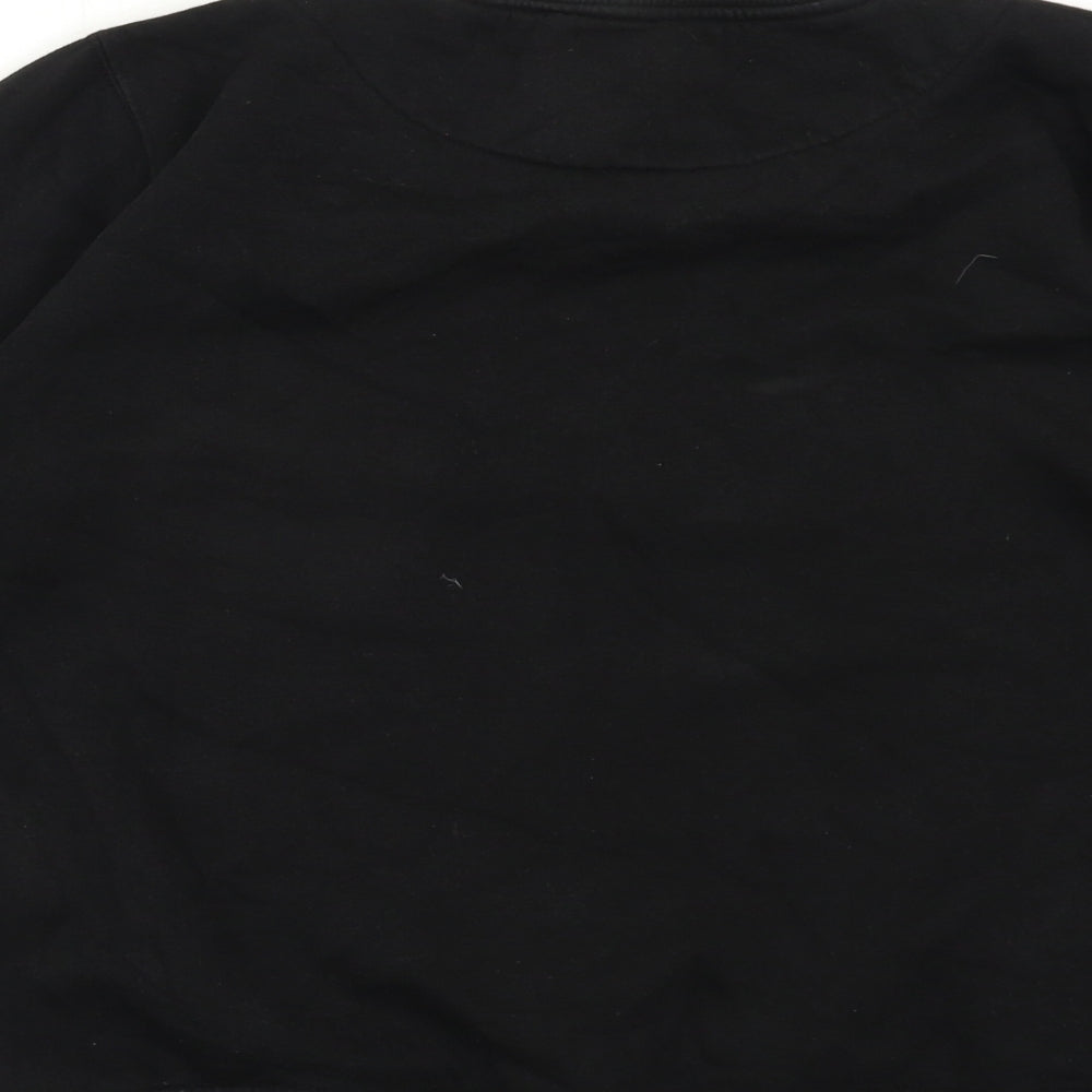 SUPER PREMIUM Womens Black Pullover Sweatshirt Size XL