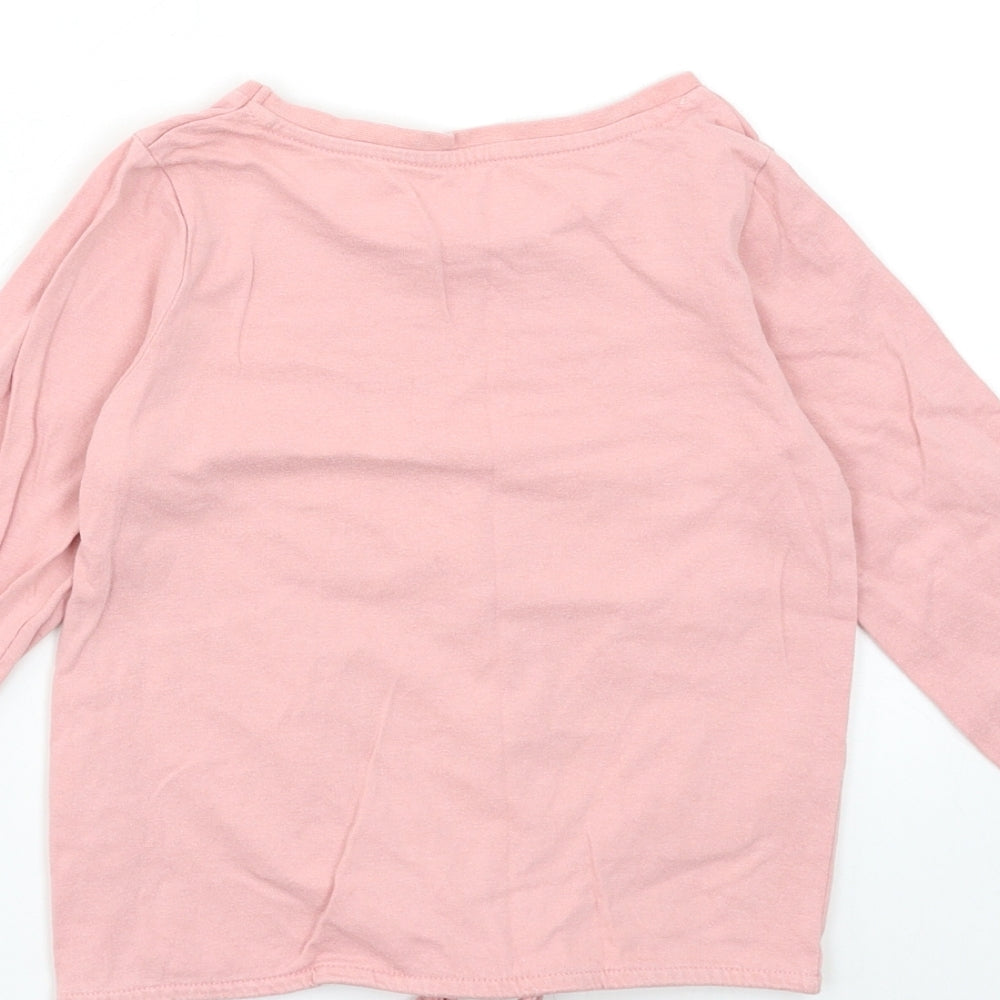 Nutmeg Girls Pink Basic T-Shirt Size 5-6 Years